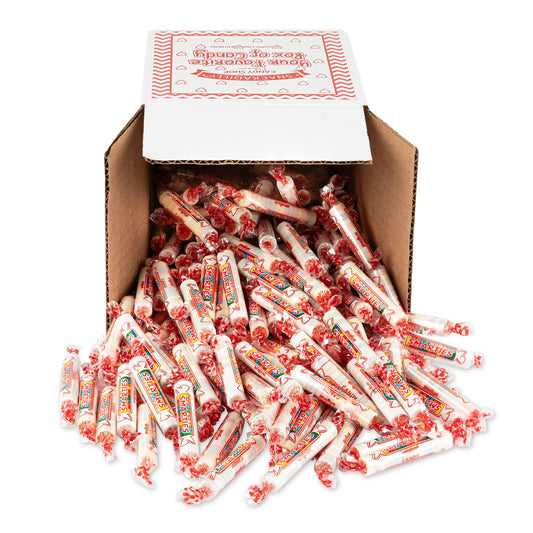 Smarty Classic Rolls 3Lb Bulk Box - 48 OZ Original Fruit Flavored Smarty Rolls - Value Size 180 Rolls Per Box - Freshly Packed By Snackadilly