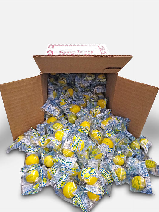 Lemonheads Bulk 3lb Box Of Iconic Sour Lemon Candy - 150 Individually Wrapped Lemon Heads - Hard lemon Candy